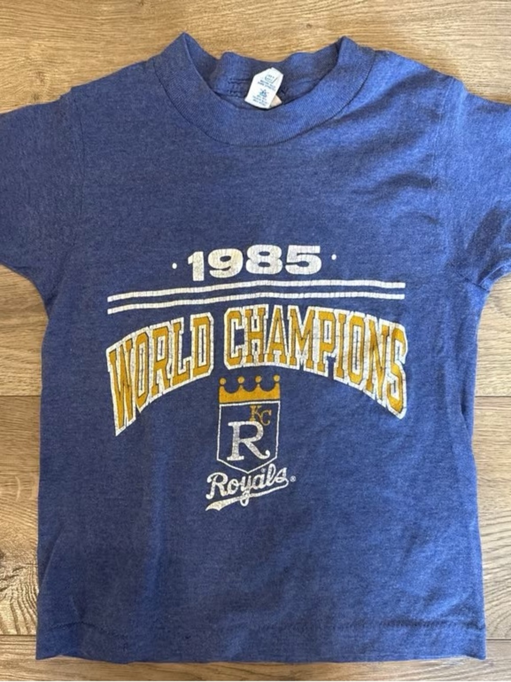 Champion Kids Royal Blue '1985 World Champions' Graphic Tee